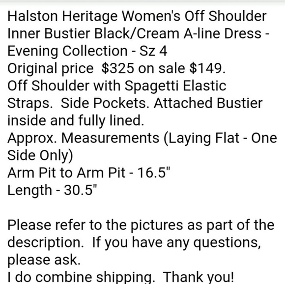 Halston dress - Picture 2 of 4